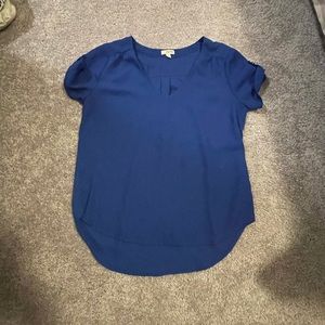 Royal blue blouse
